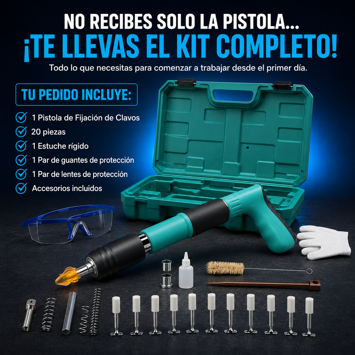 Pistola de Fijación de Clavos
